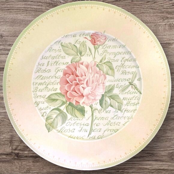 Villeroy & Boch Large Round Platter Chop Plate House & Garden Collection 12 1/8” - Picture 1 of 6